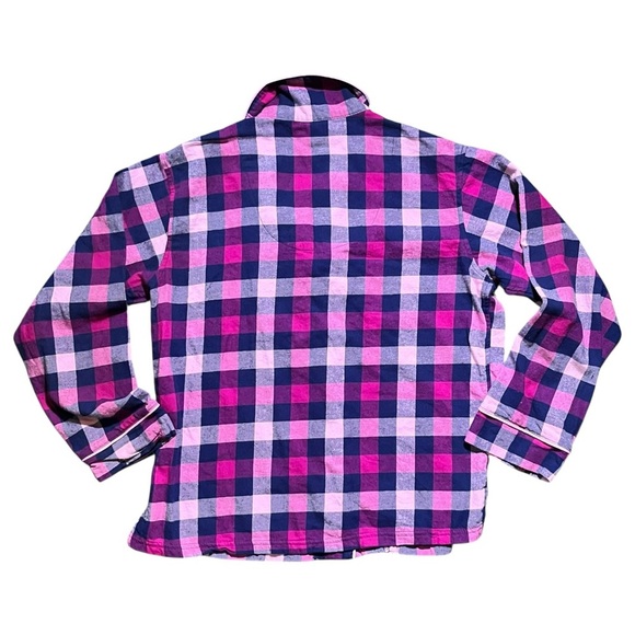 Bed Head Pajama Set Women’s Small Pink Plaid Comfort Lounge Preppy - Picture 4 of 10